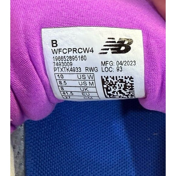 New Balance Fuelcell Propel White/Electric Indigo/Thirty Watt Women’s 10 EUC - Picture 10 of 10